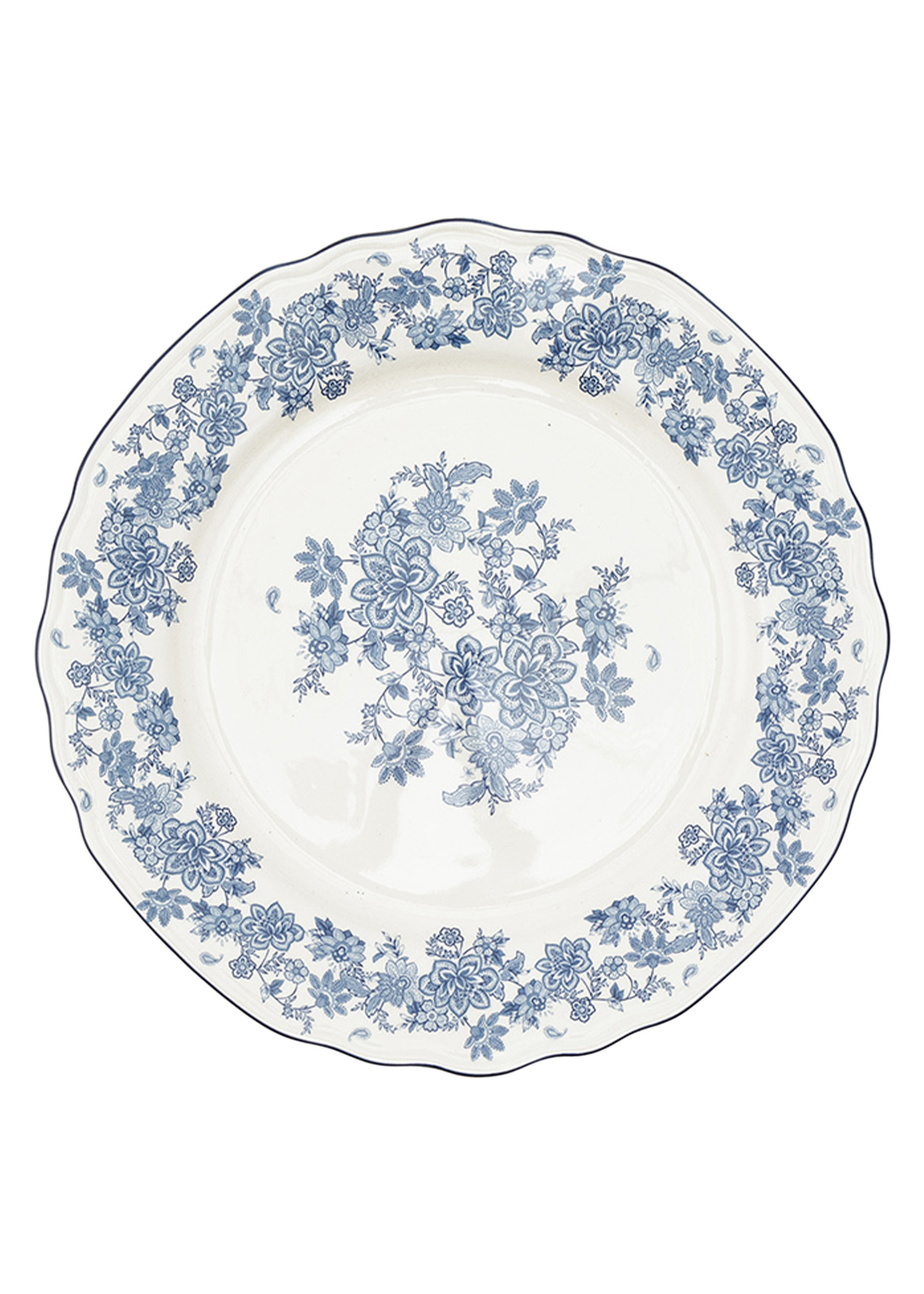 Floral stoneware plate Image 0