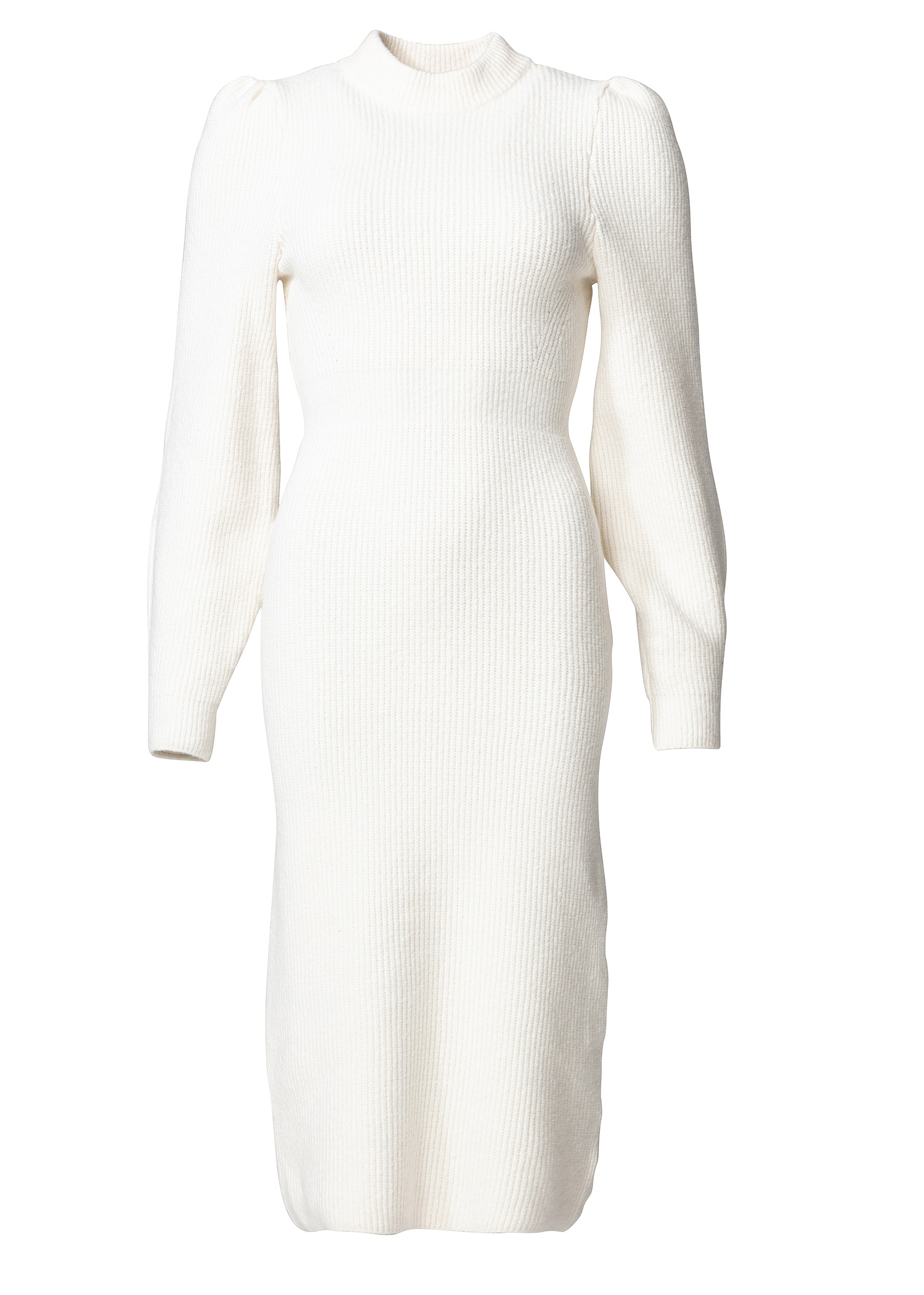 Knitted dress with high collar thumbnail 8