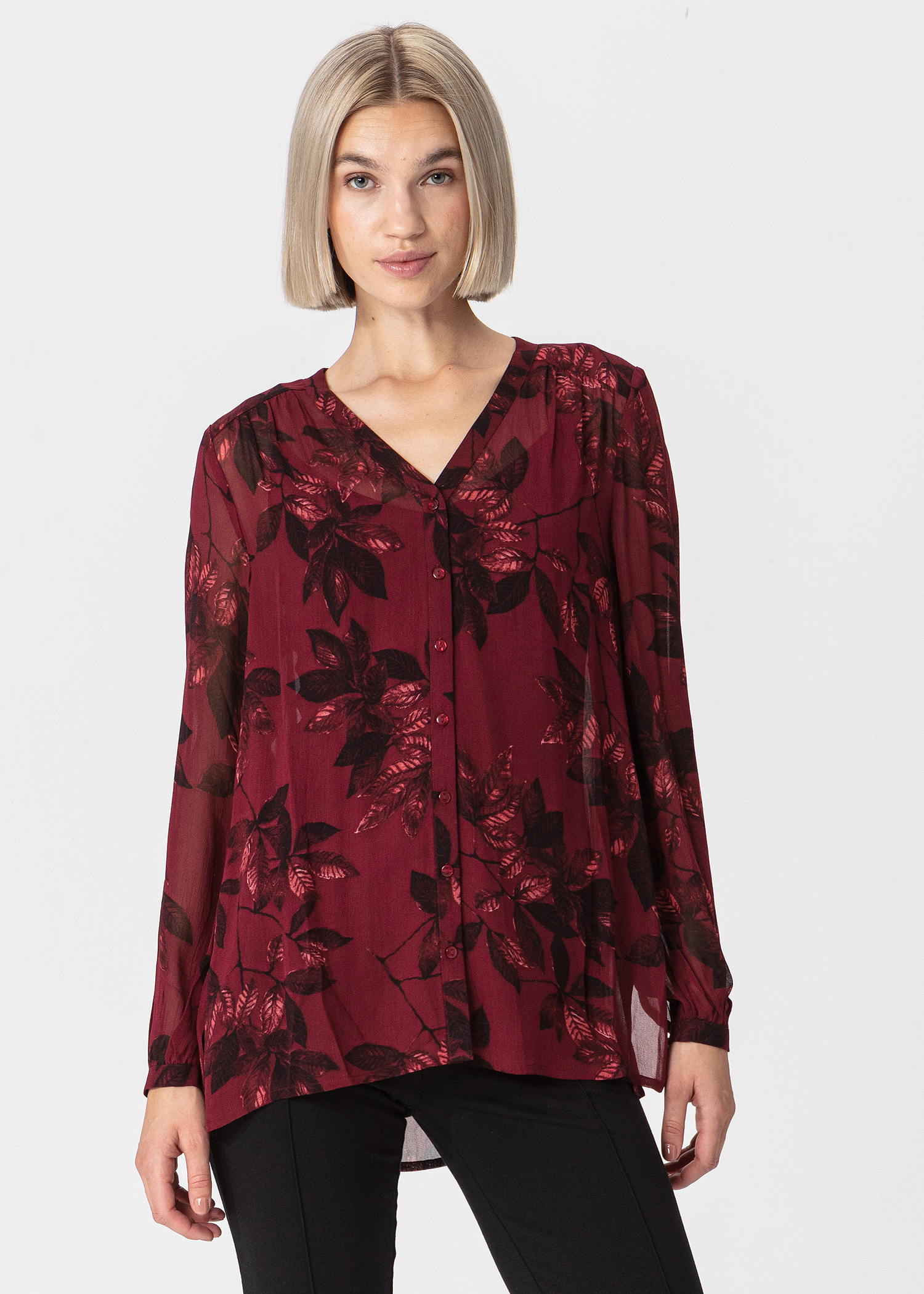 Patterned blouse Image 0