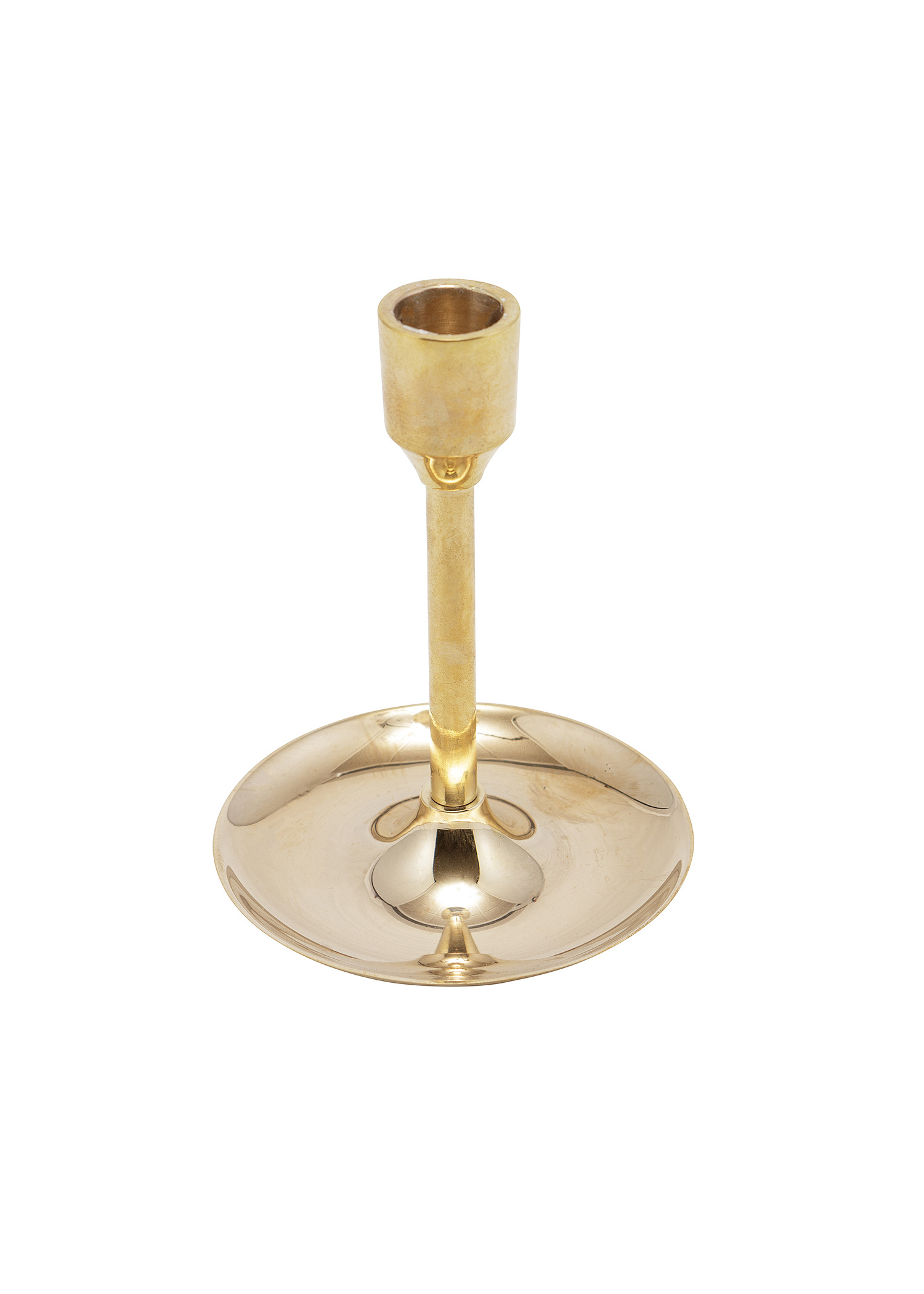 Small brass candle holder thumbnail 5