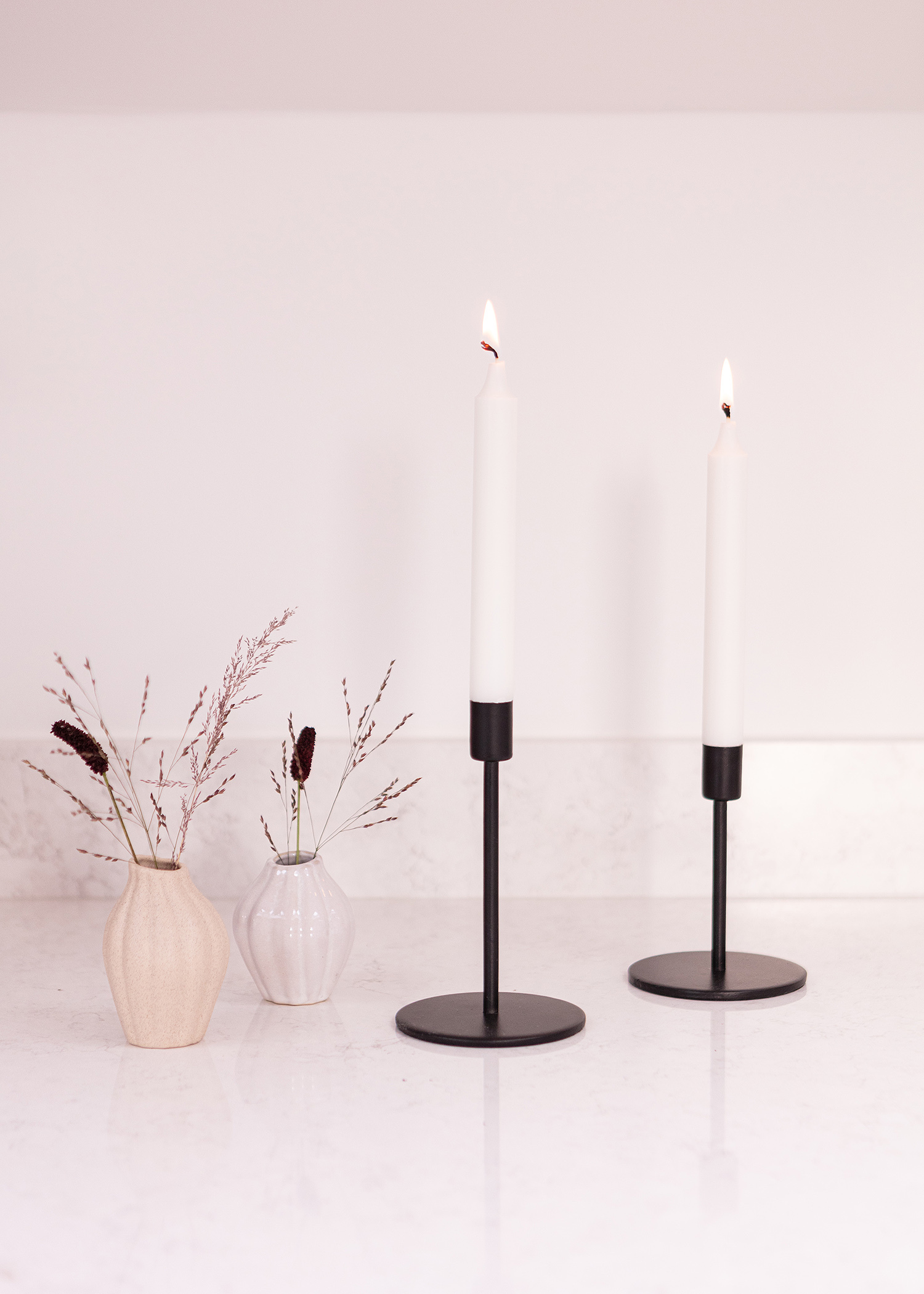 Small iron candle holder thumbnail 1