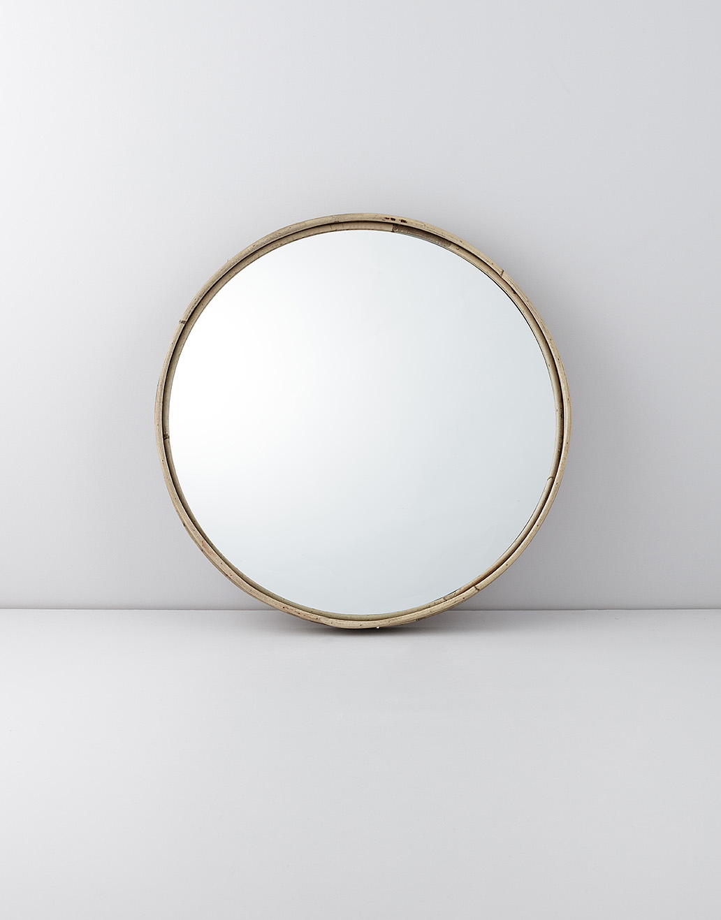 Rattan frame mirror Image 0