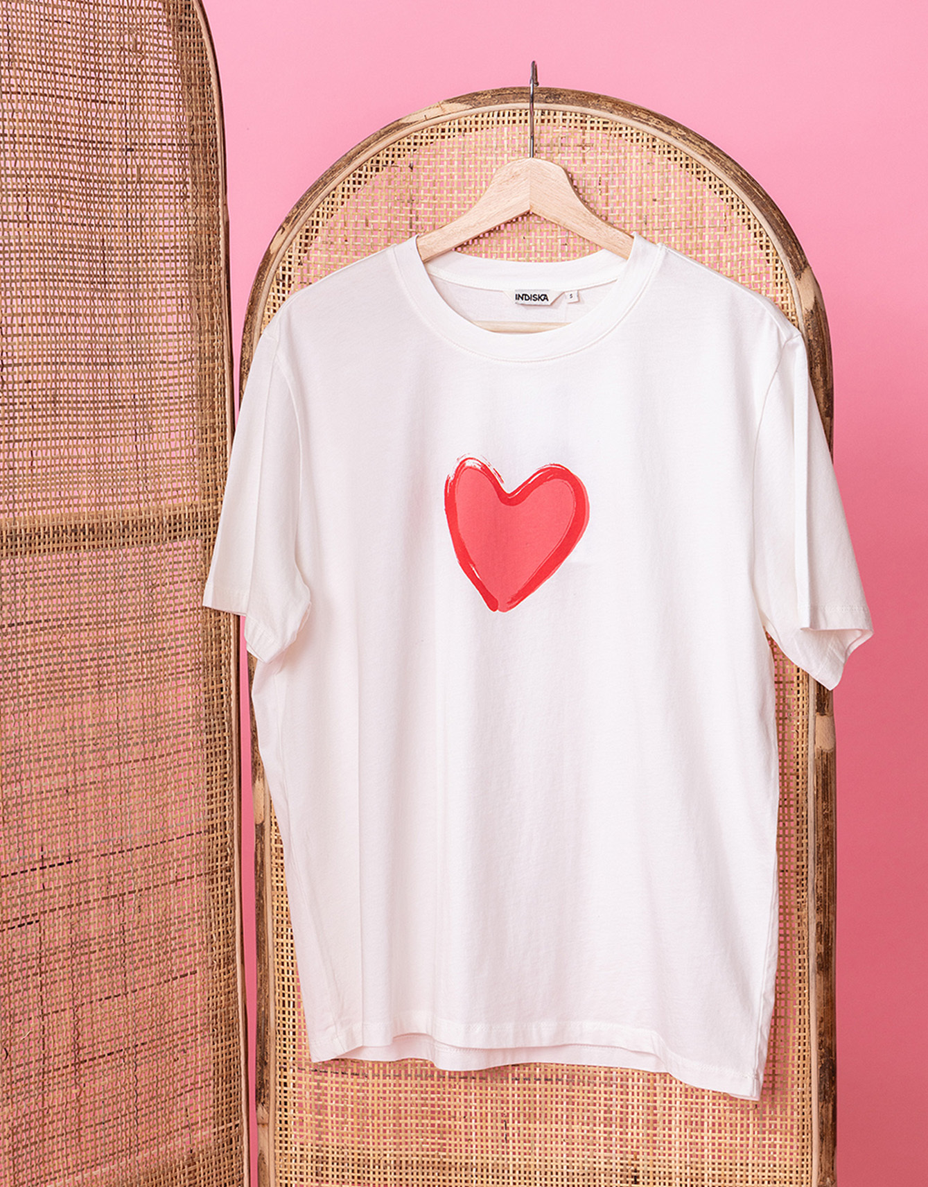 Heart print t-shirt thumbnail 4
