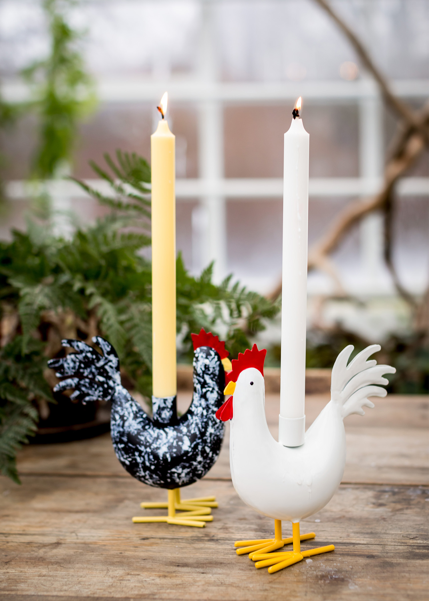 Rooster candle holder thumbnail 1
